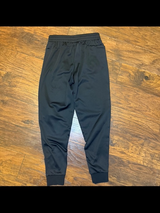 Under Armour Men's Black Fleece Jogger Pants 100% Polyester Activewear L Loose - Picture 10 of 11